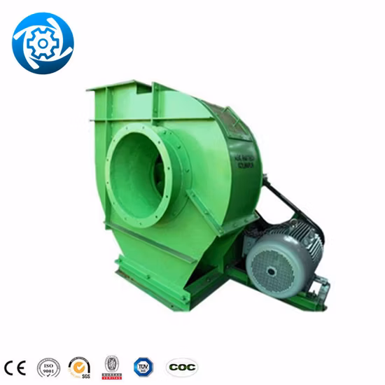 Китай Стандарт API 673 380 В Промышленный вентилятор Маленький центробежный вентилятор высокого давления для цементной плиты Загнутая назад крыльчатка Цена вентилятора